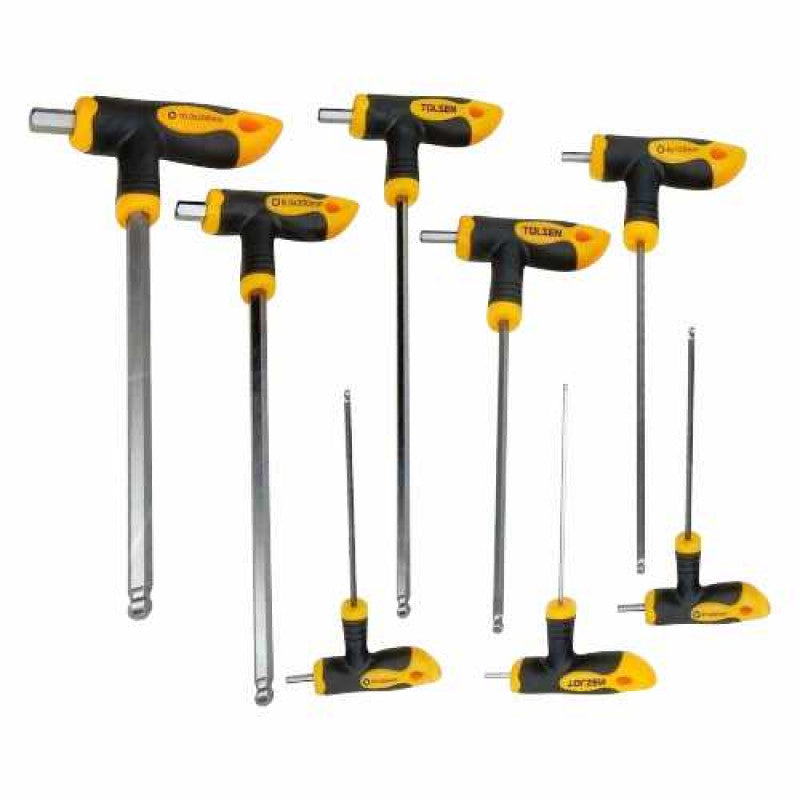 Allen Set T-Handle Hex 8Pce Tolsen