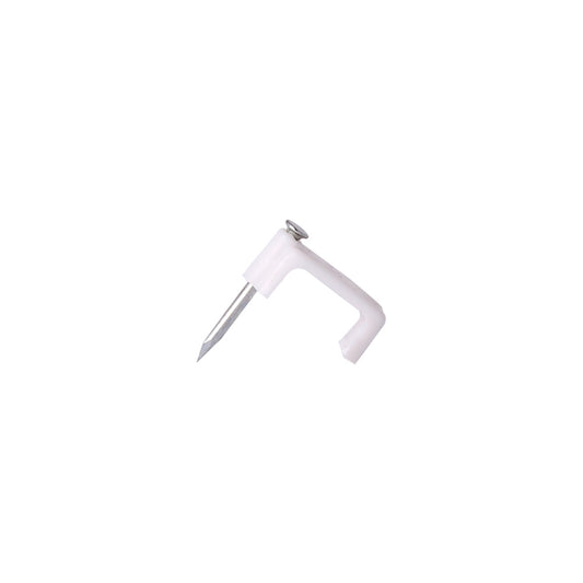 Cable Clips, Flat (White)
