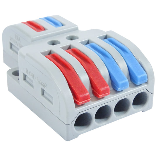 2 Pole 2 Way Splitter Connector Block