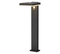 Solar Flair Outdoor Round Bollard Light with Sensor