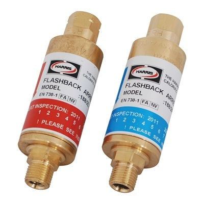 Harris 188 regulator mount flashback arrestors