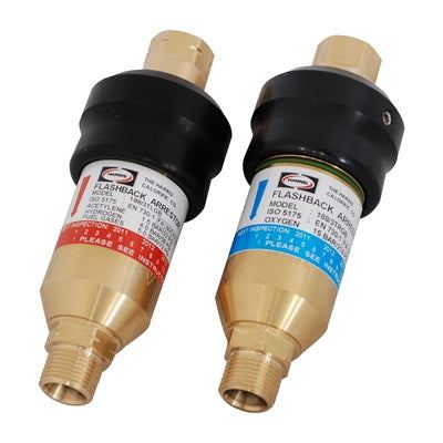 Harris 188 regulator mount flashback arrestors