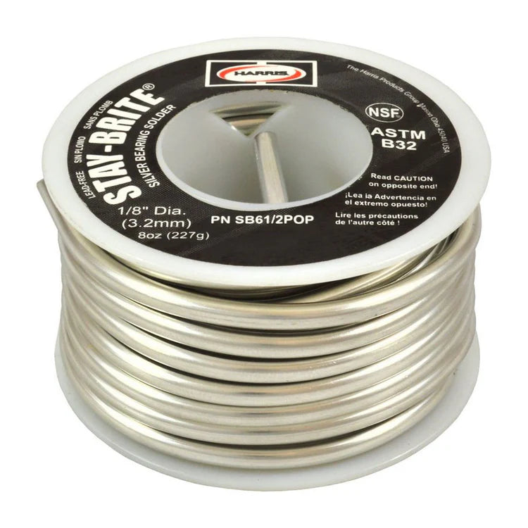 Harris 2.0mm 3/32'' 4LB 1.8kg Stay brite soldering wire