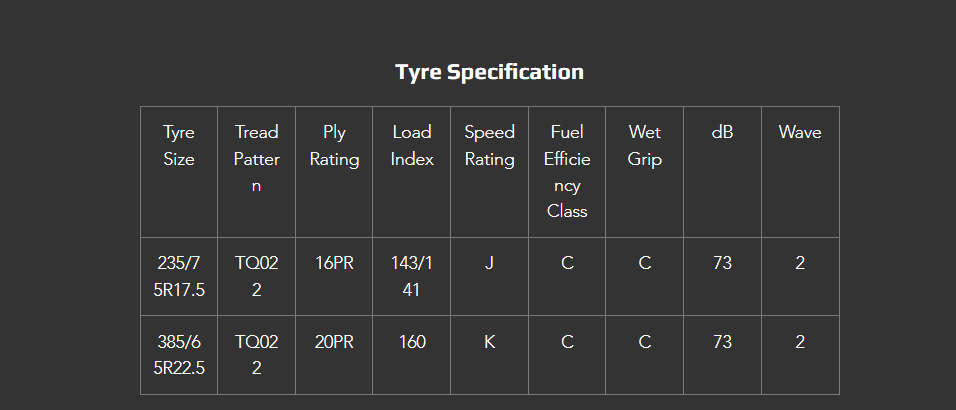 385/65R22.5 Torque TQ022