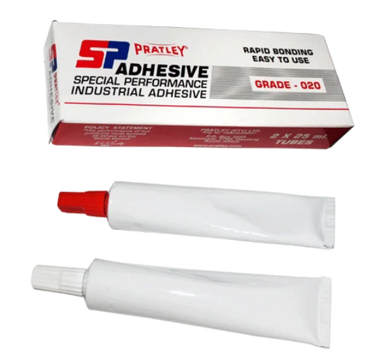 PRATLEY SP020 2-PART ADHESIVE 50ML - BONDS ALUMINIUM & METAL SHEETS