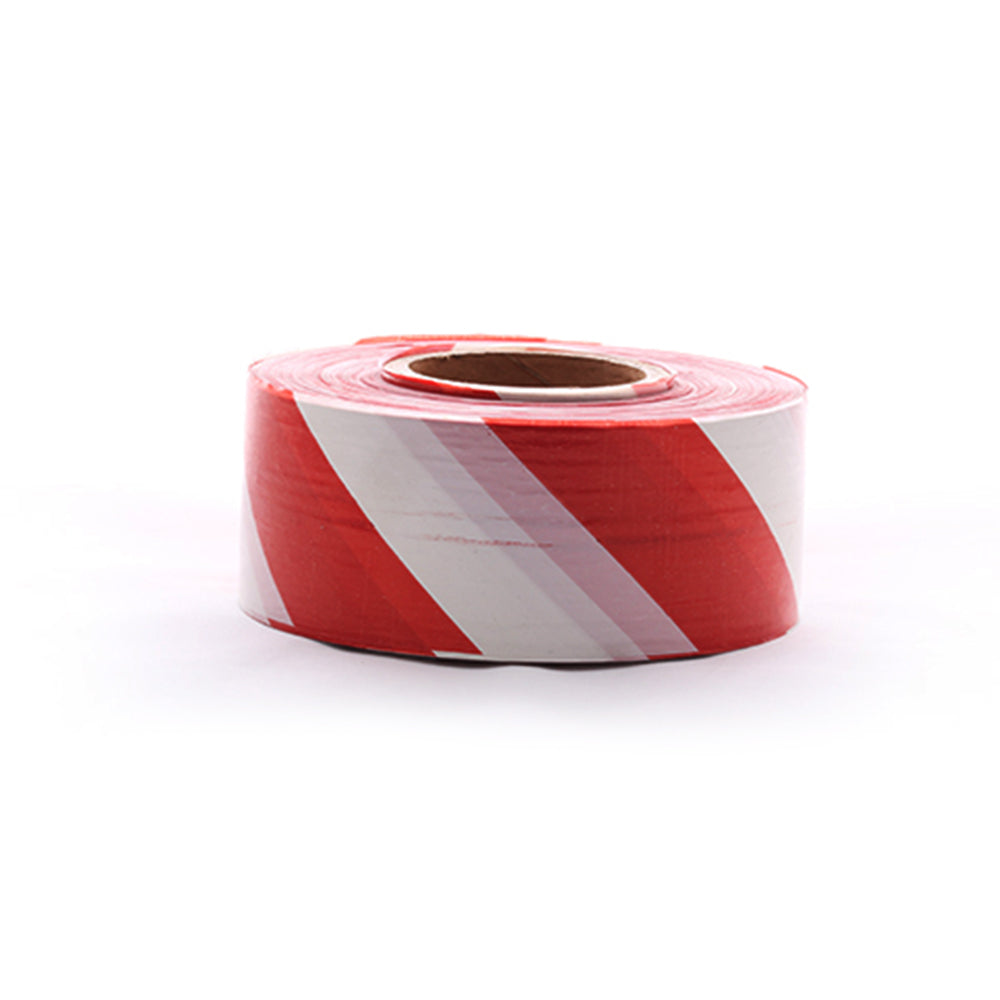 Barrier tape red/white 75MMx500MM