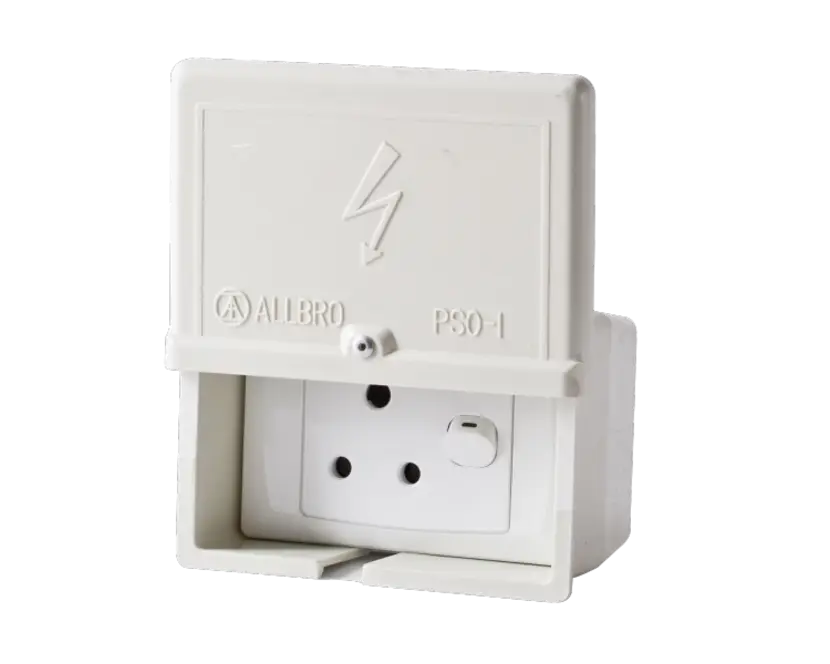 Allbro S15/A Duo Single Socket Outlet